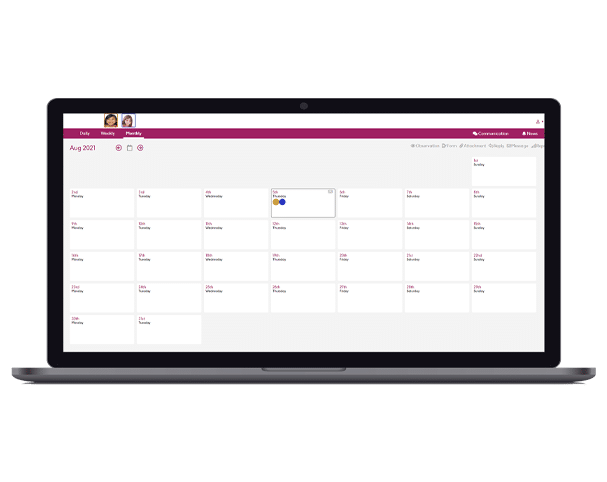 A close up picture of our Parent Passport system A close up picture of our Parent Passport system
