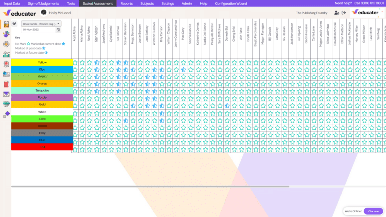 Assessment Tracker - Scaled Assessments